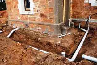 outside drainage Poplar